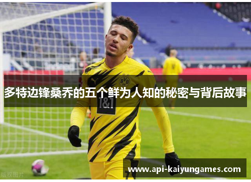 多特边锋桑乔的五个鲜为人知的秘密与背后故事